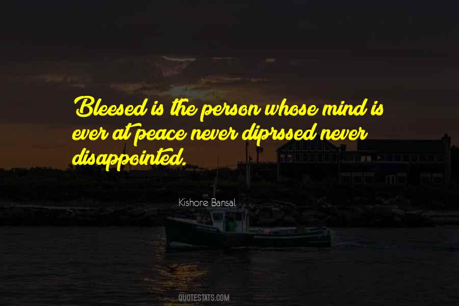 Quotes About Blessed Person #291682