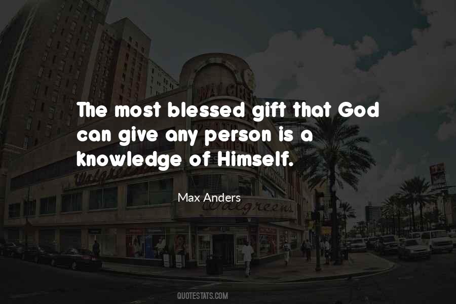 Quotes About Blessed Person #518145