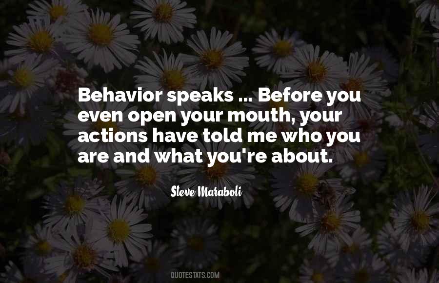 Quotes About Actions In Relationships #1785773