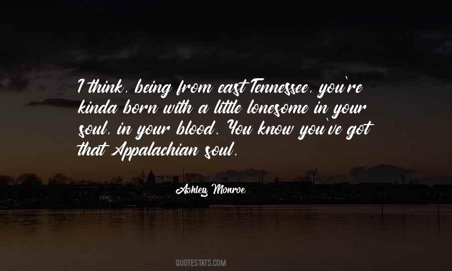 Quotes About East Tennessee #1626911