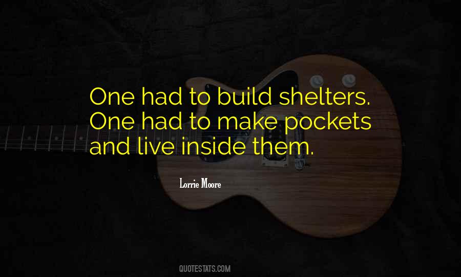 Quotes About Shelters #830094