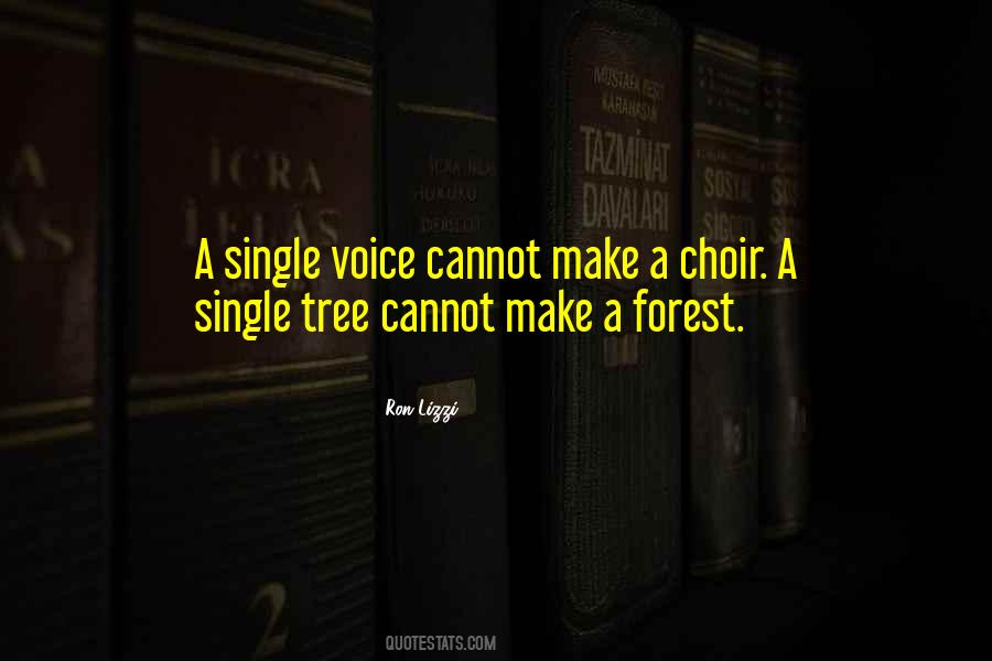 Quotes About A Single Tree #1026538