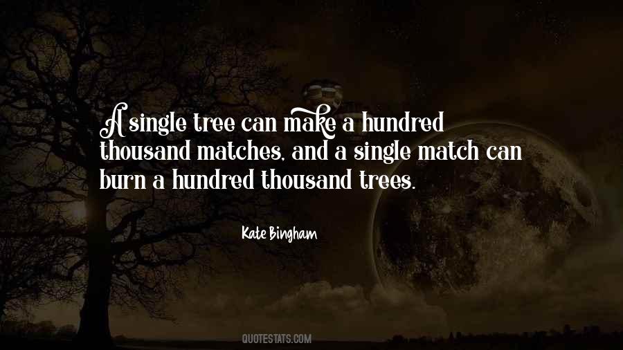 Quotes About A Single Tree #413643