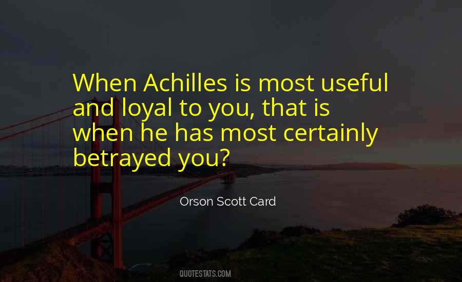 Quotes About Achilles #739117