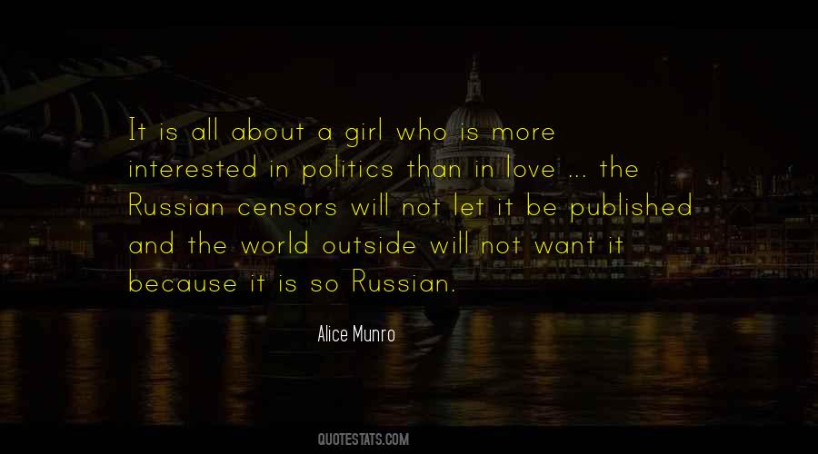 Quotes About Russian Politics #688818