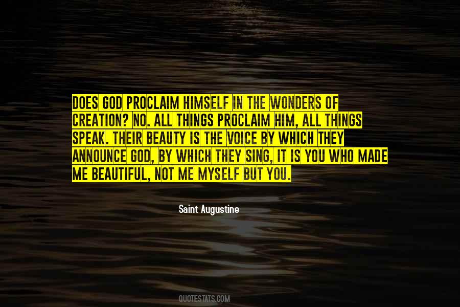 Quotes About God Made Things #1355494