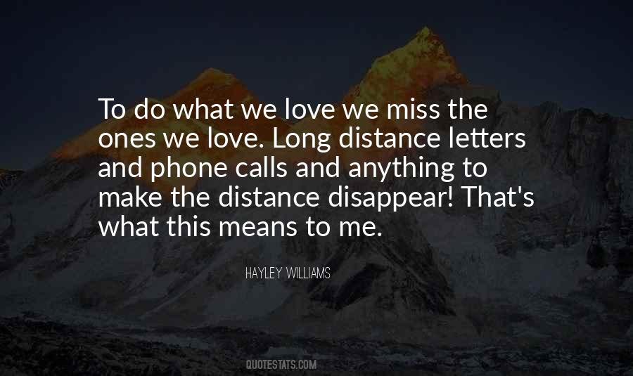 Quotes About Love Long Distance #1386360