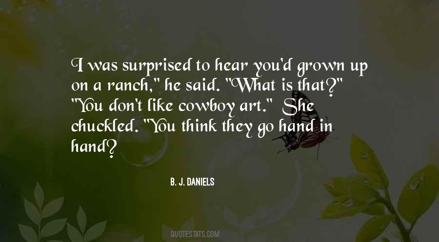 Romantic Western Suspense Quotes #662116