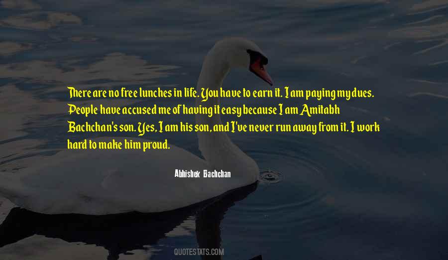 Quotes About Free Lunches #1494947