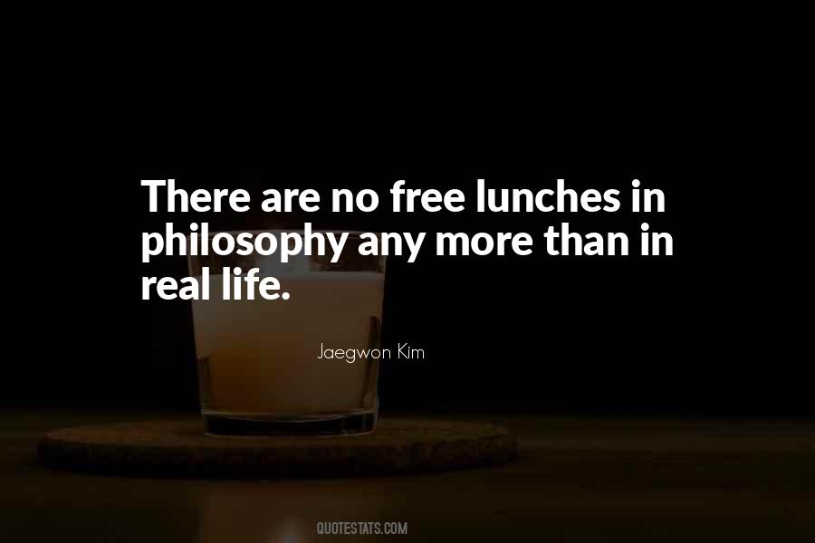 Quotes About Free Lunches #372886
