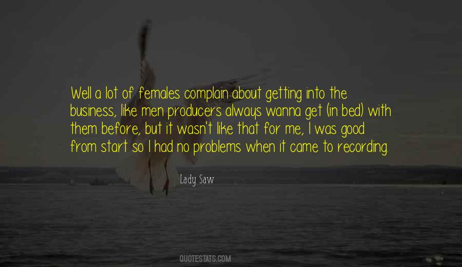 Quotes About A Good Lady #200147
