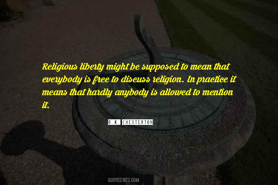Quotes About Religious Freedom #36916