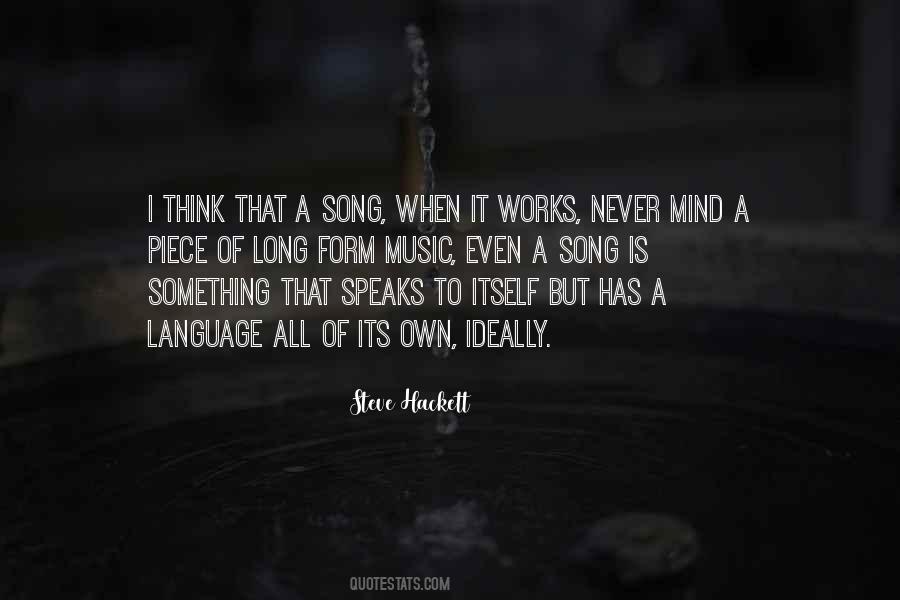 Quotes About Music Speaks #1556685