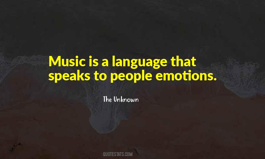 Quotes About Music Speaks #83346
