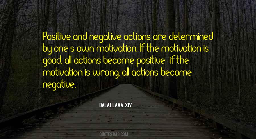Negative Actions Quotes #690860