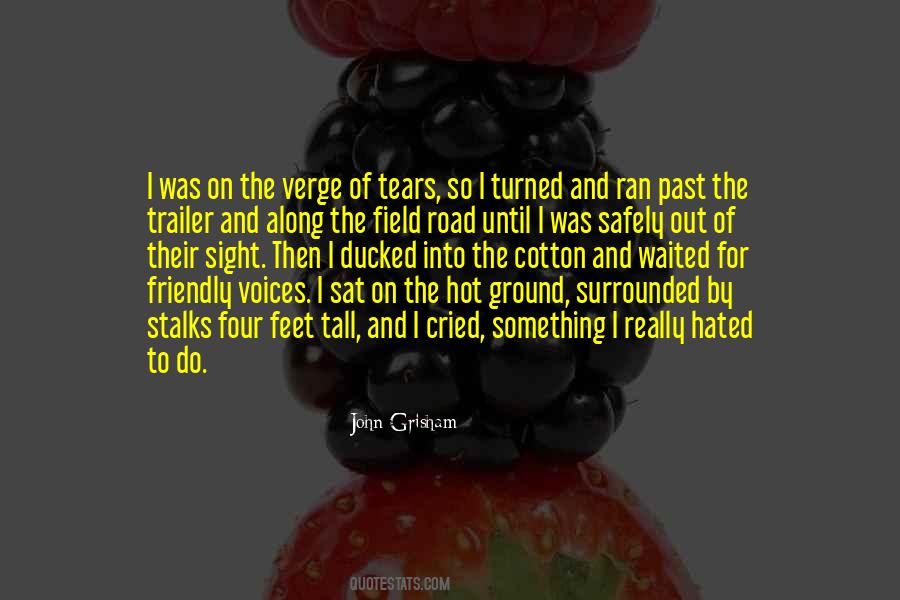 Verge Of Tears Quotes #984764