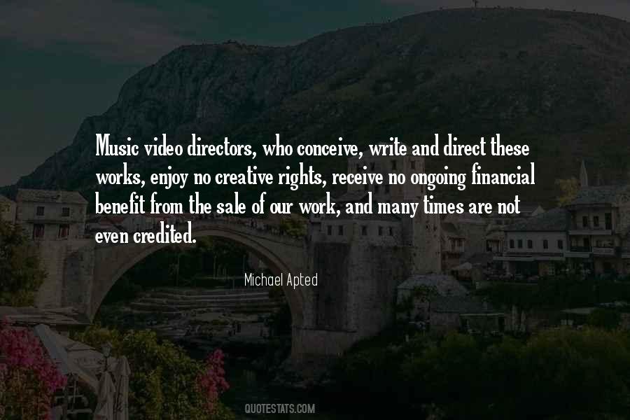 Quotes About Music Directors #1113182