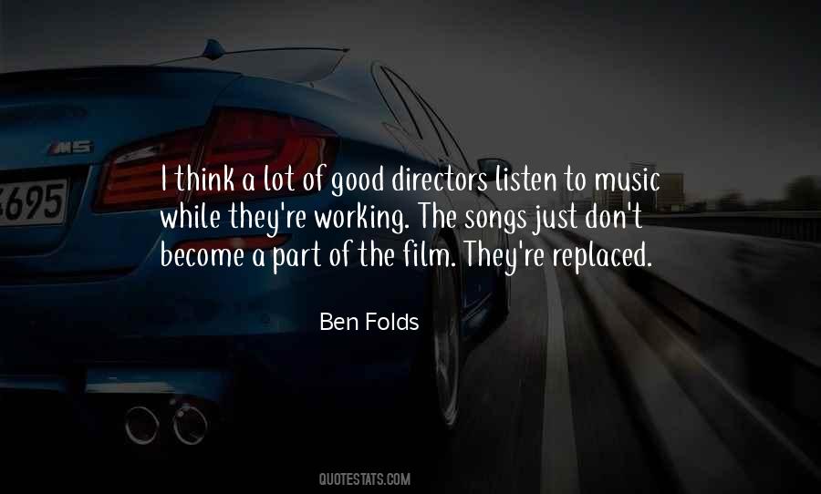 Quotes About Music Directors #992378