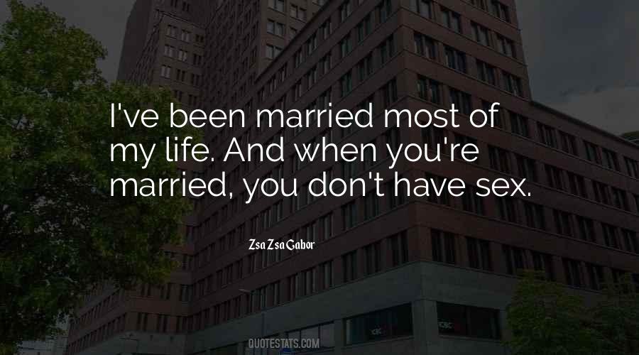 Married Sex Life Quotes #344505