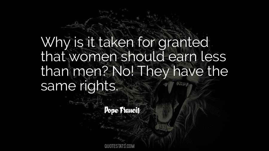 Quotes About Granted #1648882