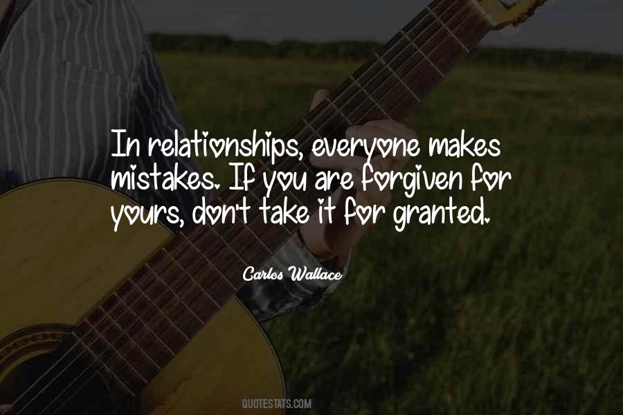 Quotes About Granted #1662044
