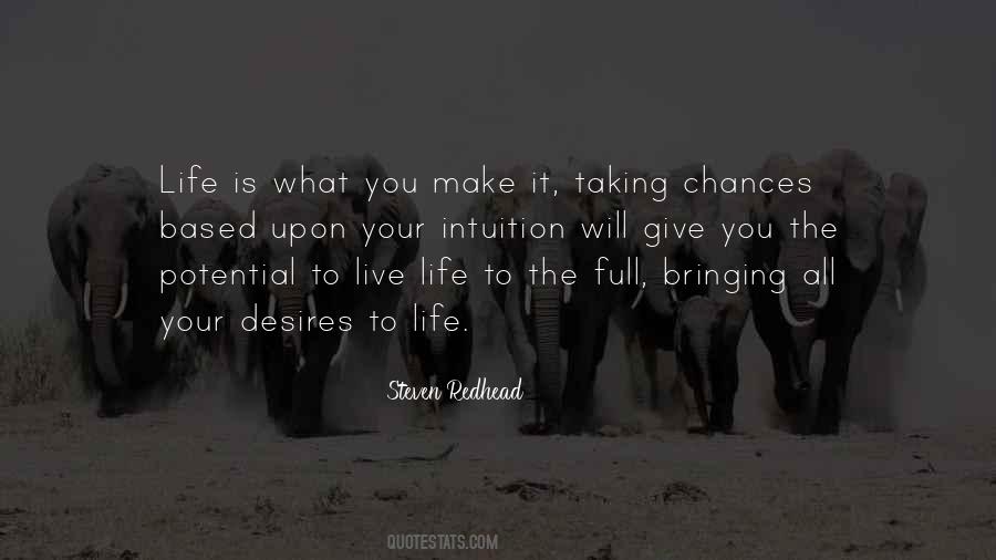 Desires To Live Quotes #904559
