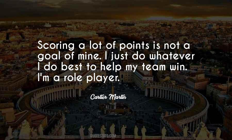Quotes About Scoring Points #916496