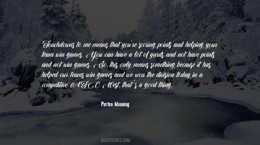 Quotes About Scoring Points #960066