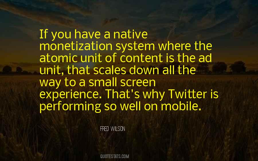 Quotes About Monetization #1398676