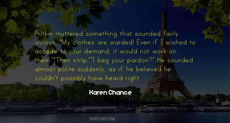 Pritkin And Cassie Quotes #611049