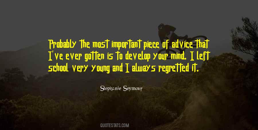 Quotes About Regretted #325483