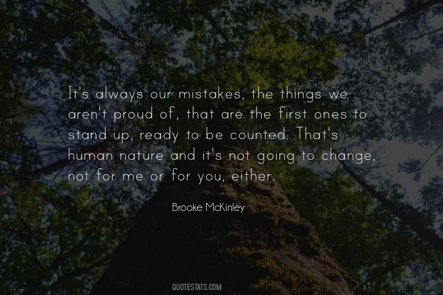 Quotes About Mistakes And Change #780913