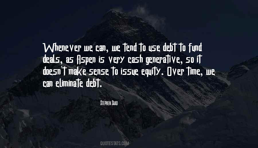 Time Debt Quotes #212227