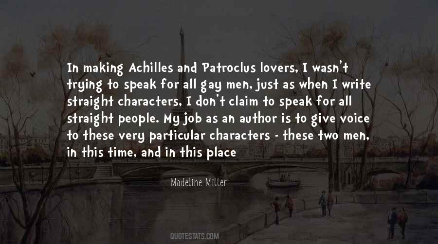 Quotes About Patroclus #1013870