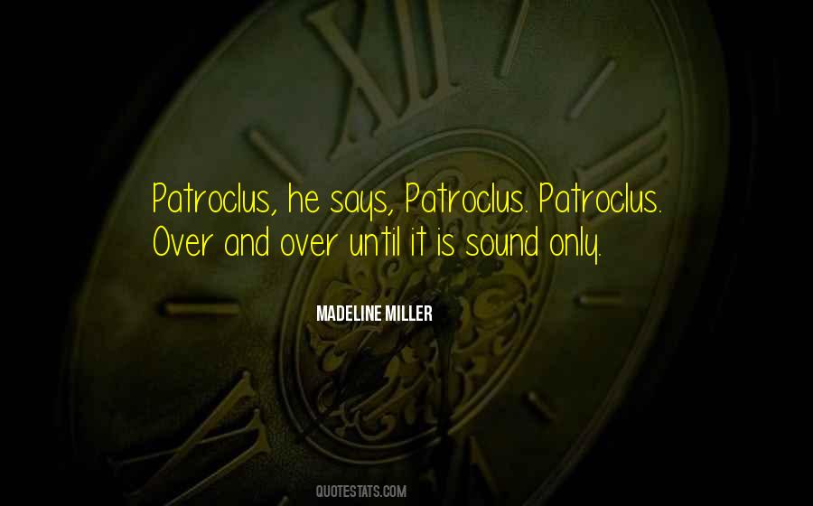 Quotes About Patroclus #927131