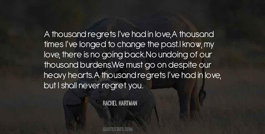 Quotes About Regrets Love #1807852