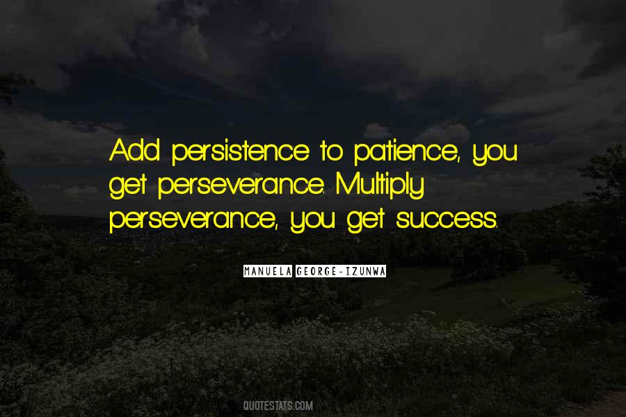 Success Persistence Quotes #1245683