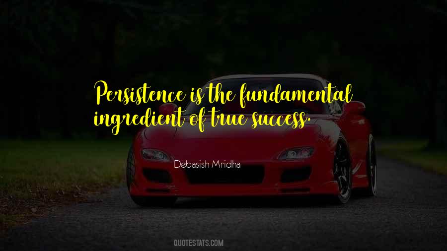 Success Persistence Quotes #87575