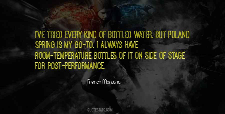 Quotes About Bottled Water #247289