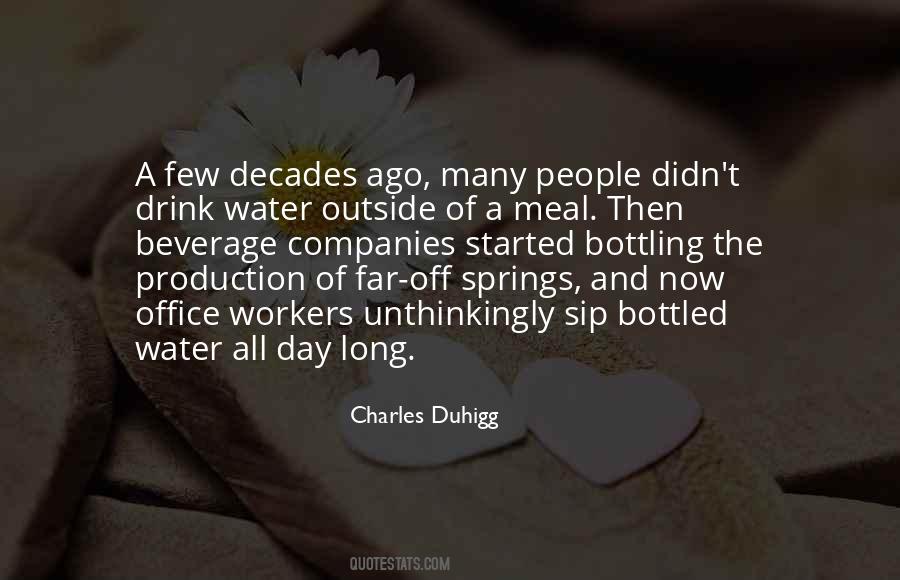 Quotes About Bottled Water #491596