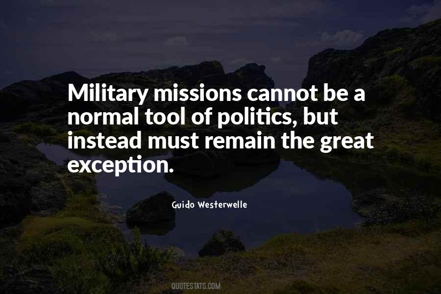 Quotes About Military Missions #485811