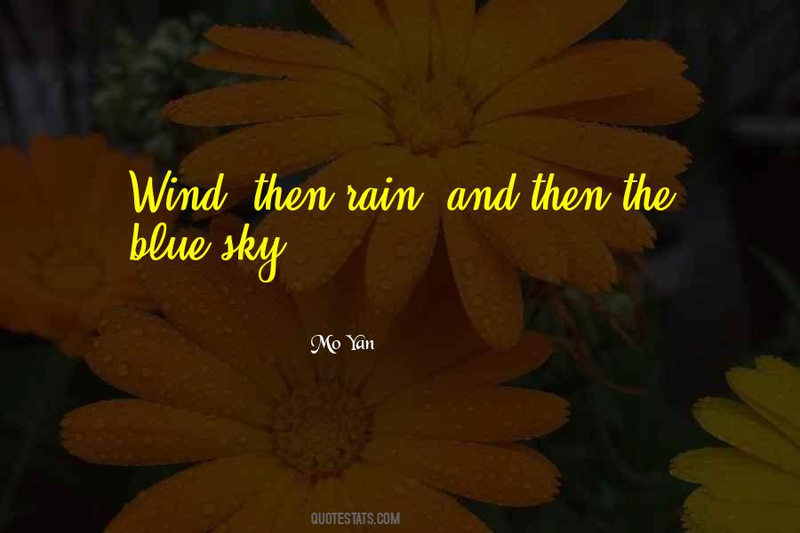 Quotes About Blue Sky #1108188