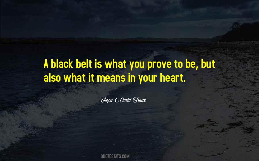 Quotes About Black Belt #189840