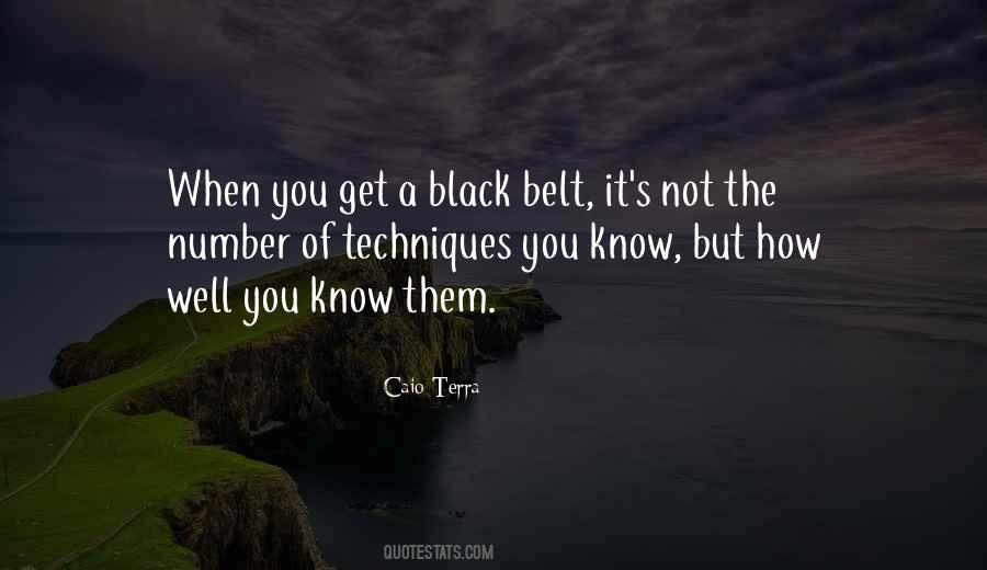 Quotes About Black Belt #85087