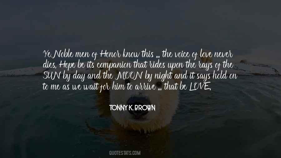 Men Of Honor Quotes #32757