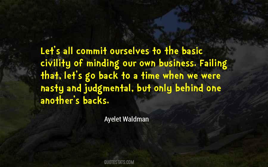 Quotes About Minding My Own Business #245458