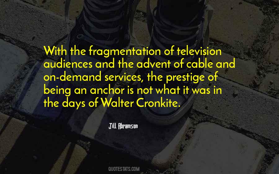 Quotes About Fragmentation #1581526