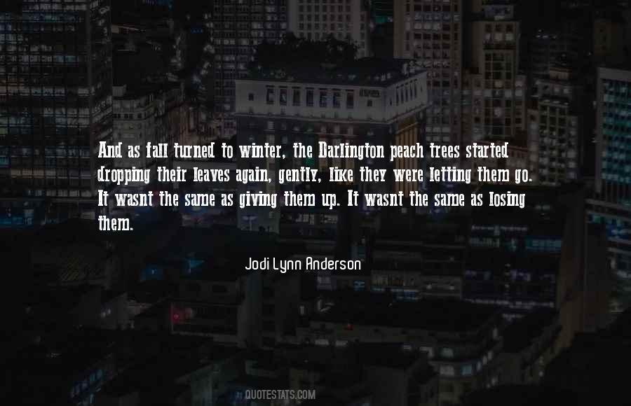 Quotes About Peach Trees #14945