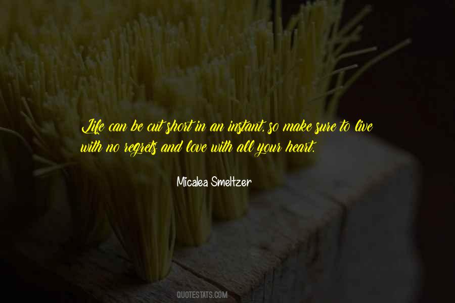 Quotes About Regrets And Love #102750