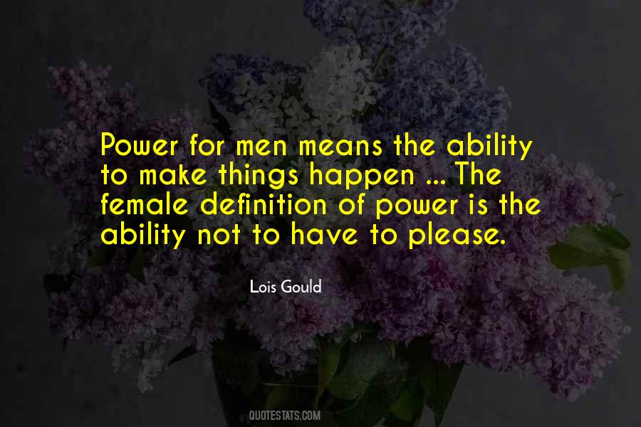 Quotes About Female Power #156804